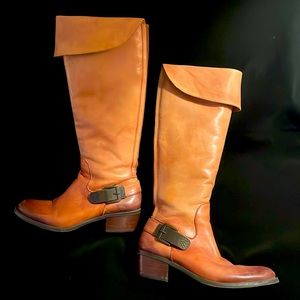 All Leather Vince Camuto  Adjustable Height Boots